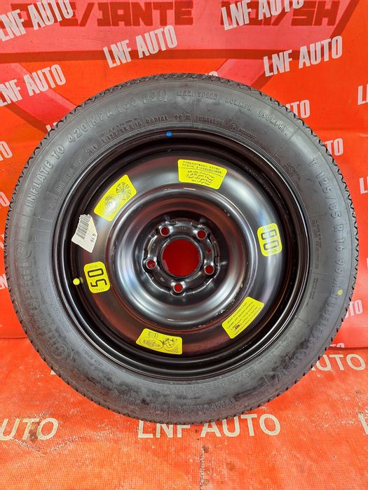 KIT Roata SLIM - 5x108 16'' OEM Peugeot 308 Citroen NOUA + KIT Complet