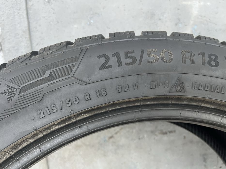 2 бр. зимни гуми  215/50/18 Barum DOT 3022 7+ mm