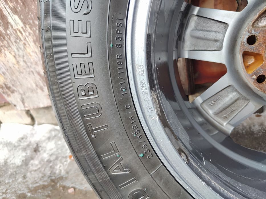 Шины на спринтер газель без диска 16с