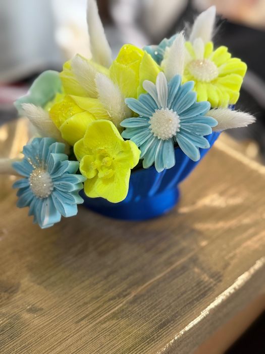 Подарък за 8 март букети от глицеринов сапун