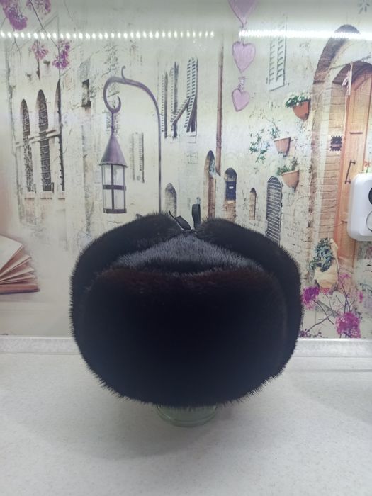 Норковая шапка ушанка