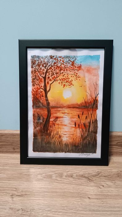 Акварелен пейзаж