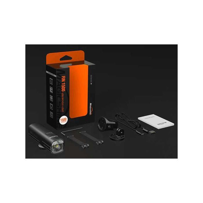 Мощен и ярък велосипеден фар Magicshine RN 1500 - Червен!