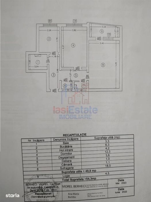 Podu Ros - Red Cube - Apartament 2 camere decomandat