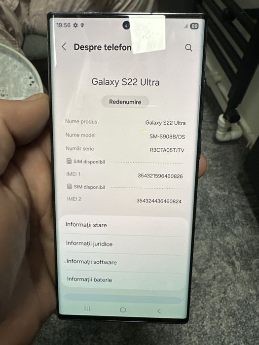 PACHET Samsung S22 Ultra (12/256GB) + Galaxy Watch 3