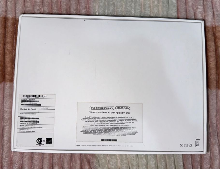MacBook Air 13 M1 2020 GB512