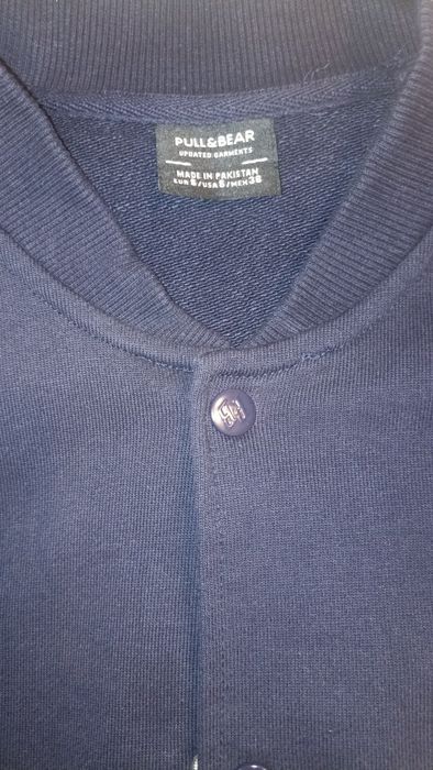 Бомбер цвет синий