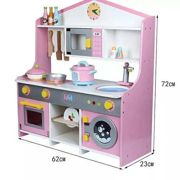 Кухня деревянная детская