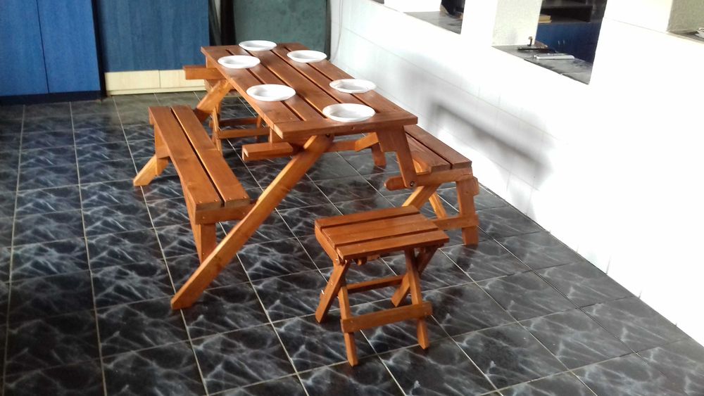 Banca pliabila pentru terase;gradini de 2/4/6 locuri