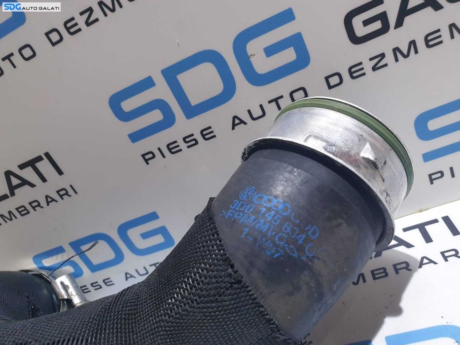 Tub Tubulatura Conducta Intercooler Turbo Volkswagen Phaeton 3.0 TDI BMK CARA CEXA CEXB 2002 - 2016 Cod 3D0145834Q