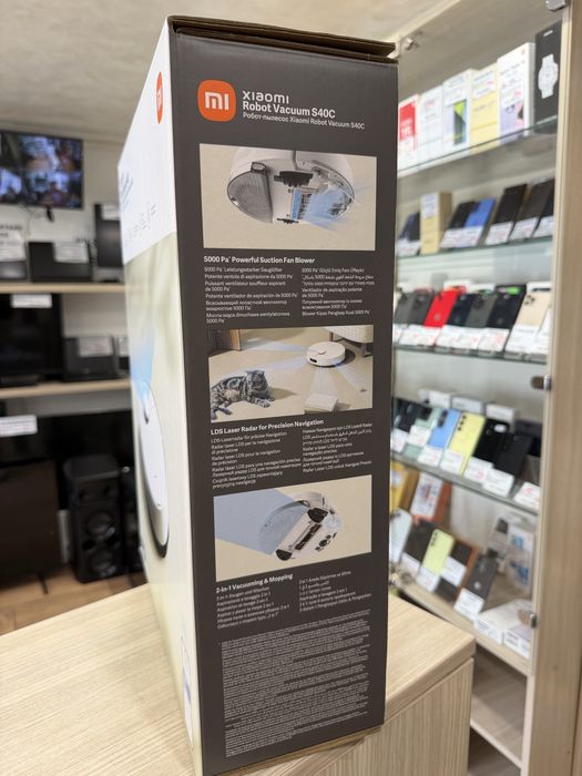 Robot de aspirare Xiaomi S40C BHR9664EU, WI-FI, 5000Pa, 2600mAh, control vocal, sistem de navigatie LDS - NOU/garantie !!!