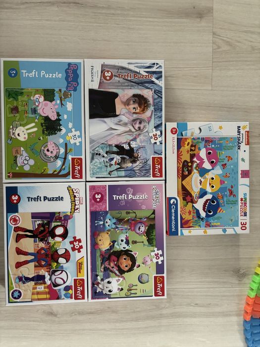 Set puzzle si jocuri copii 3+ Mix sau Peppa