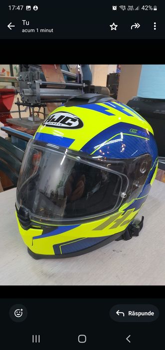 Casca HJC cu doua viziere