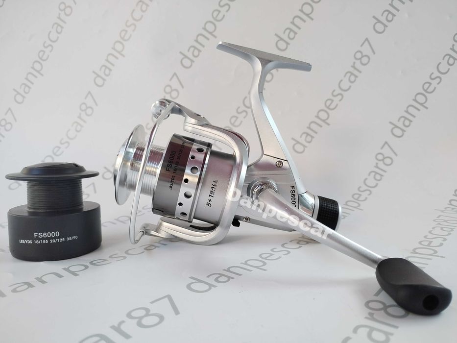 Mulineta Crap DIAMANT FS6000 CU 6 rulmenti si TAMBUR METALIC