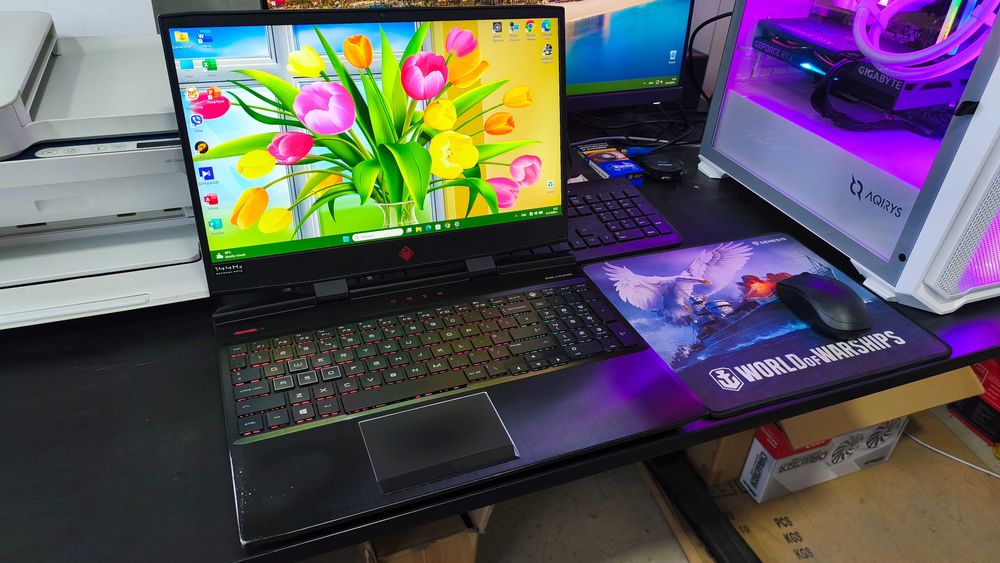Геймърски 15.6” IPS 144Hz Лаптоп HP Omen с Intel i7 / RTX 2060 / 24Gb RAM / SSD 1Tb