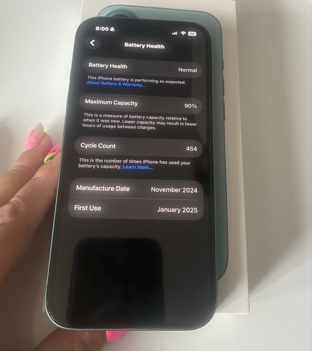 Iphone 16 128gb Като нов с Гаранция