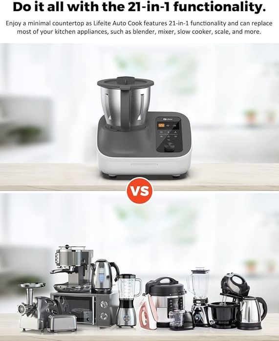 Кухненски робот Lifeite от TOKIT Auto Cook All-in-1
