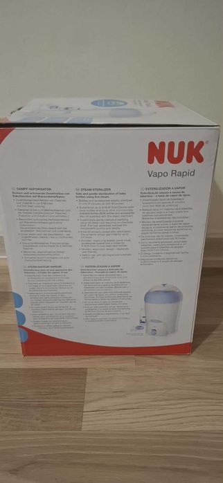 Стерилизатор за бебешки шишета на пара NUK Vapo Rapid