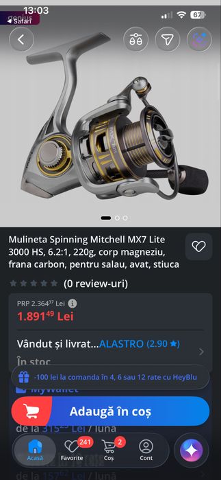 mulineta mitchel MX7 lite