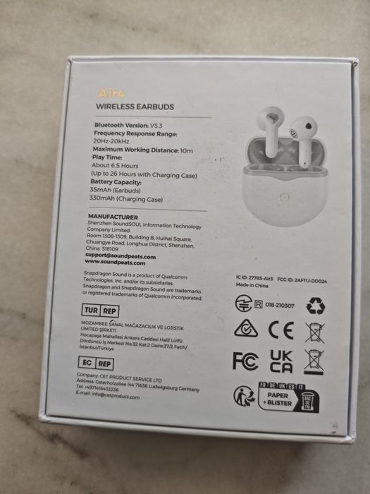 Căști Soundpeats Air4,