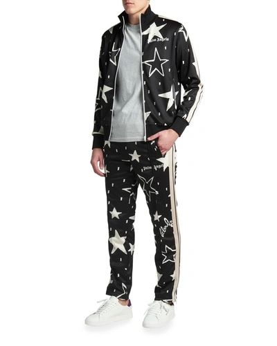 Palm Angels Night Sky Track In Black White