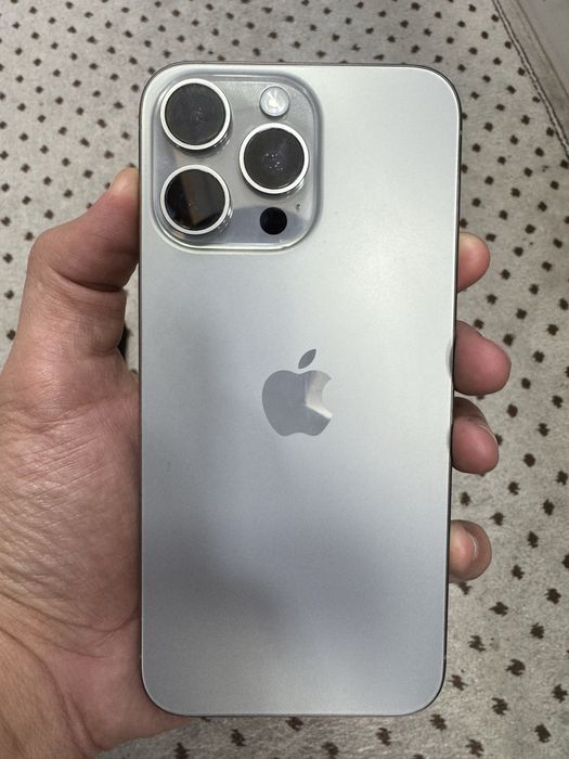 Iphone 15 pro max 256gb xolati zur sim karobka dakument bor