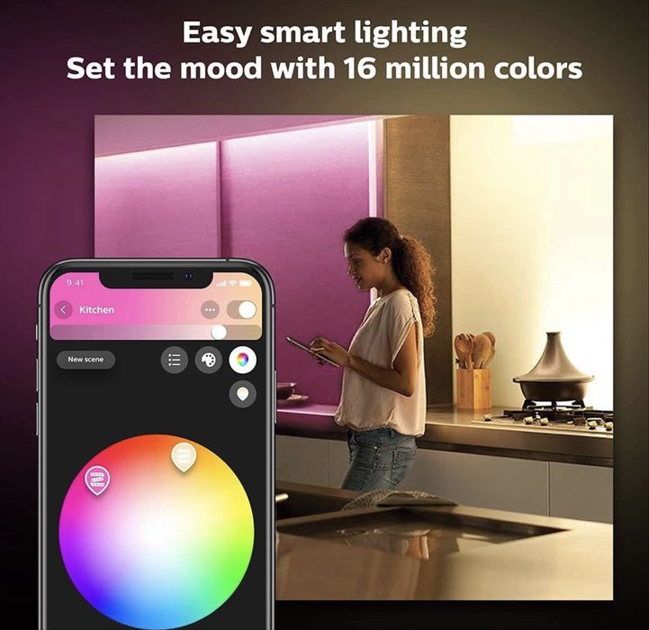 Philips Hue Lightstrip Extension v4 [1 m] Kit LED inteligent