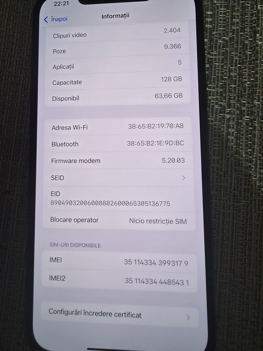 Vând IPhone 12 pro max