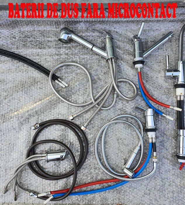 Baterii de apa pentru rulote cu si fara microcontact, import Germania