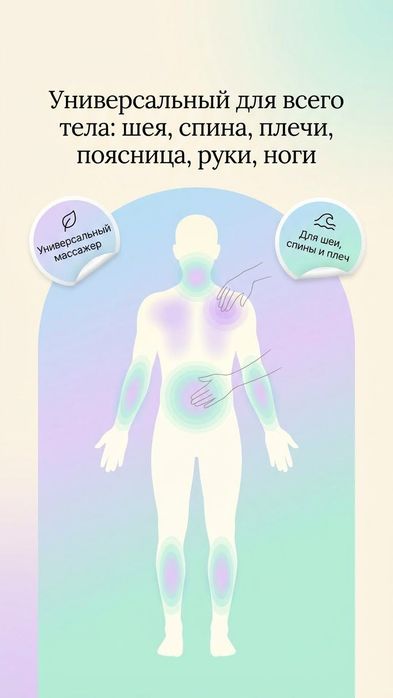 Массажер для шеи зелёный