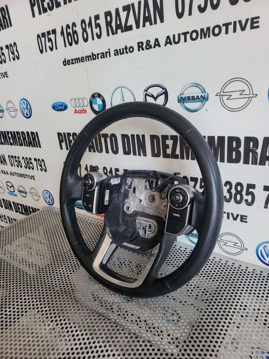 Volan Din Piele Cu Padele Si Comenzi Land Rover Range Rover Sport L494 Discovery Vogue An 2014-2015