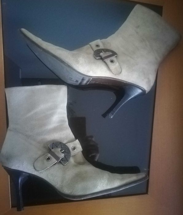 Дамски боти от естествен велур,№ 39