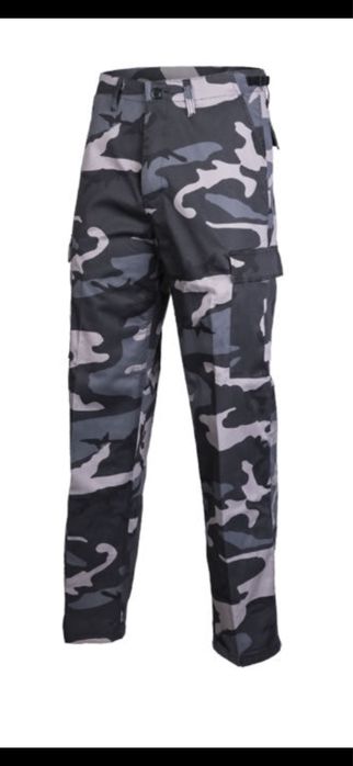 Pantaloni tactici militari MIL-TEC (camuflaj dark camo)