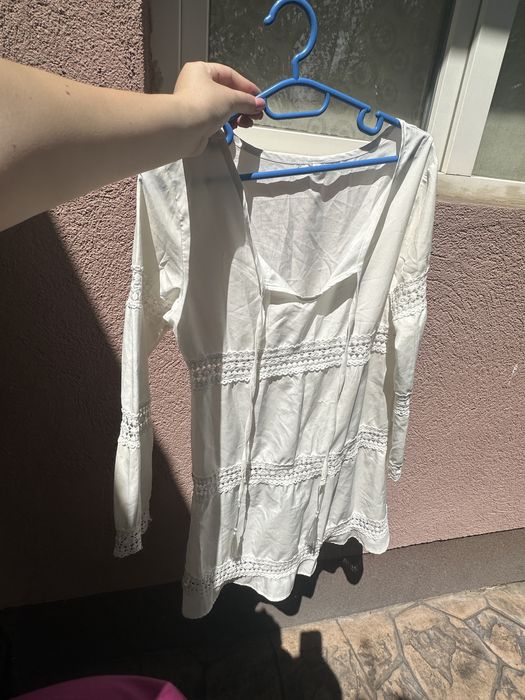Rochie alba plaja