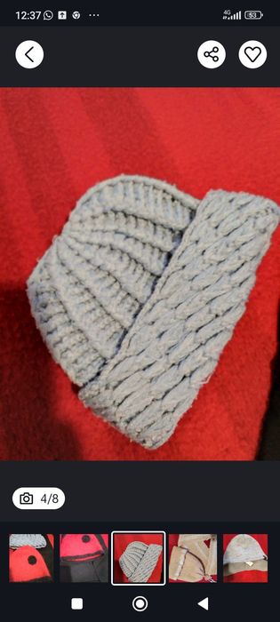 Caciuli diferite croșetate lînă