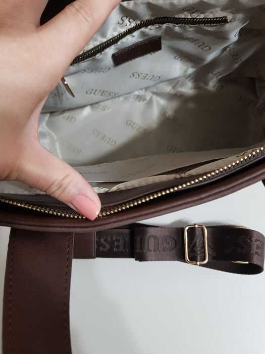 Guess geantă maro incăpătoare nouă