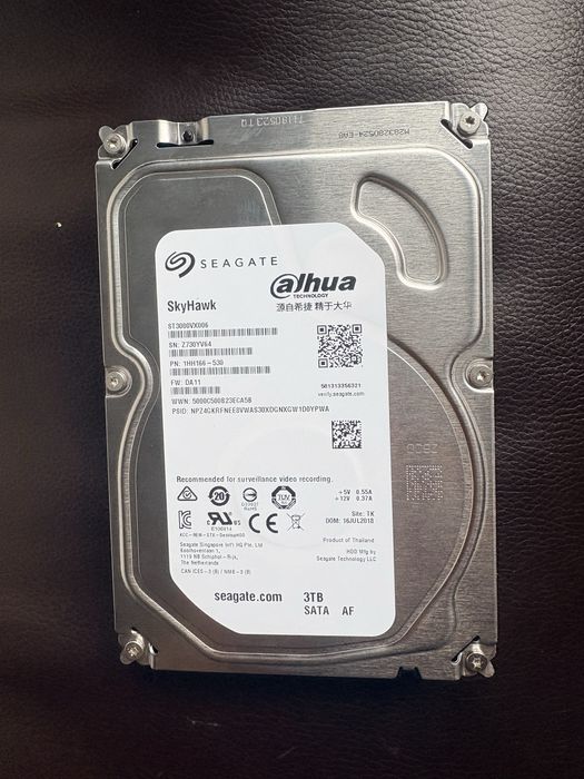 Vand Hard Disk Supraveghere Seagate SkyHawk,3Tb,