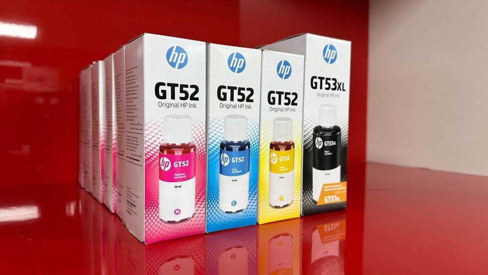 Оригинал HP сиёҳлари: GT53 / GT52 / GT51 (Ink Tank, Smart Tank учун)
