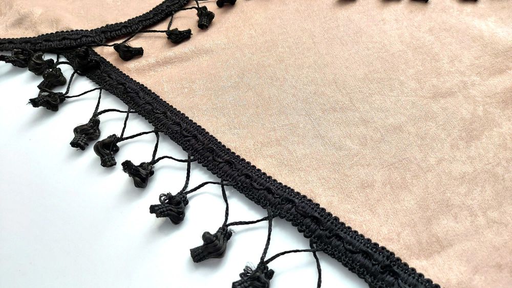 Комплект бежови пердета за камиони(две странични и едно челно)