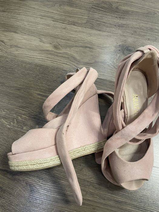 Туфли замшивые розывые