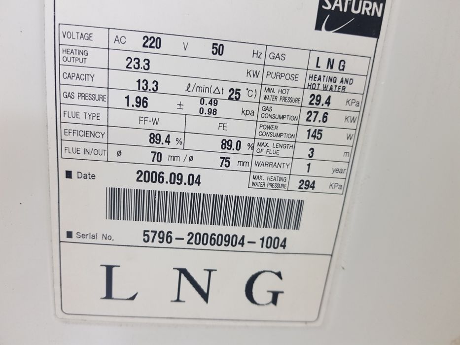 Продам двухконтурный котел Saturn KDB-201GOM