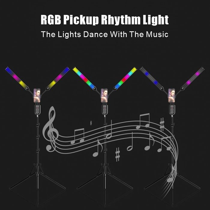 RGB диодно осветление. Фото. Видео. Подкаст. грим. Постоянно осветление. ринг лампа