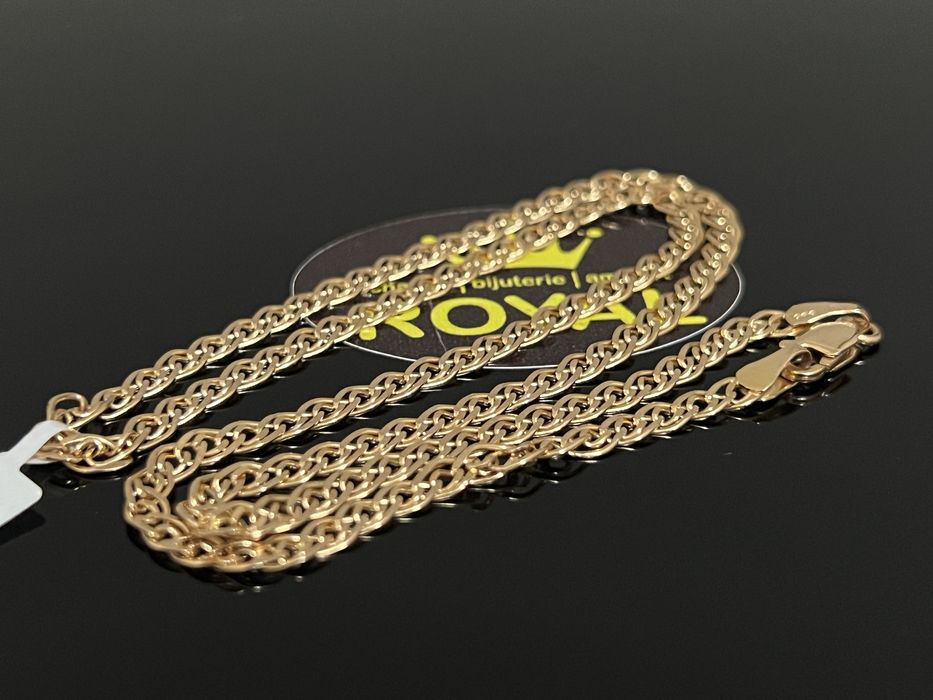 Bijuteria Royal CB : Lant aur 14k unisex 8,68gr