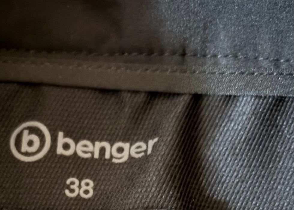 Pantaloni ciclism 2-în-1  Benger cu bazon protecție - Noi, Mărimea 38 M