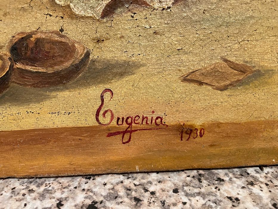 tablou pictura in ulei pictura pe panza in ulei pictura veche in ulei