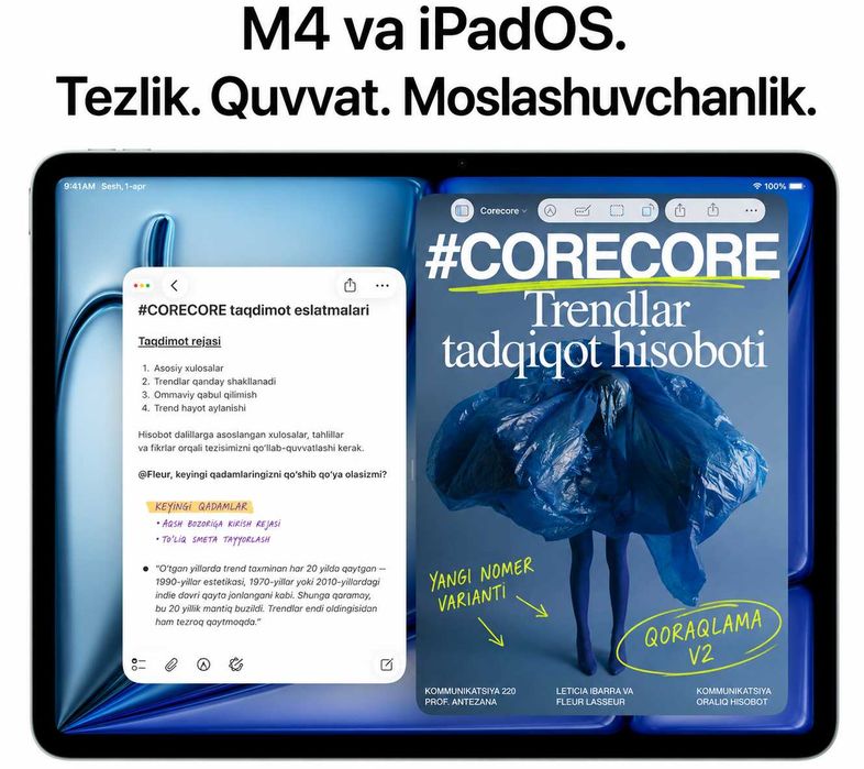 iPad Air 11″ M4, 128 GB 12GB (RAM-ОЗУ)