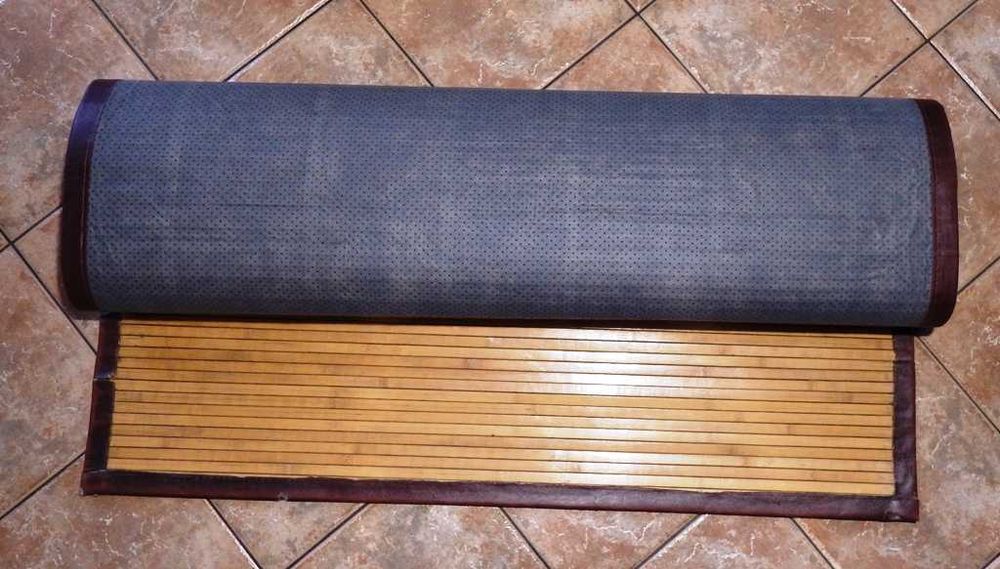 Килим 178 х 120 см. в стил „Рустик” от тънки бамбукови летвички