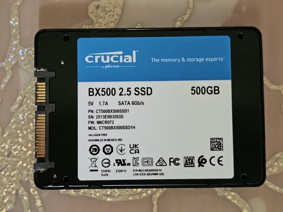 SSD Crucial BX500 500 ГБ