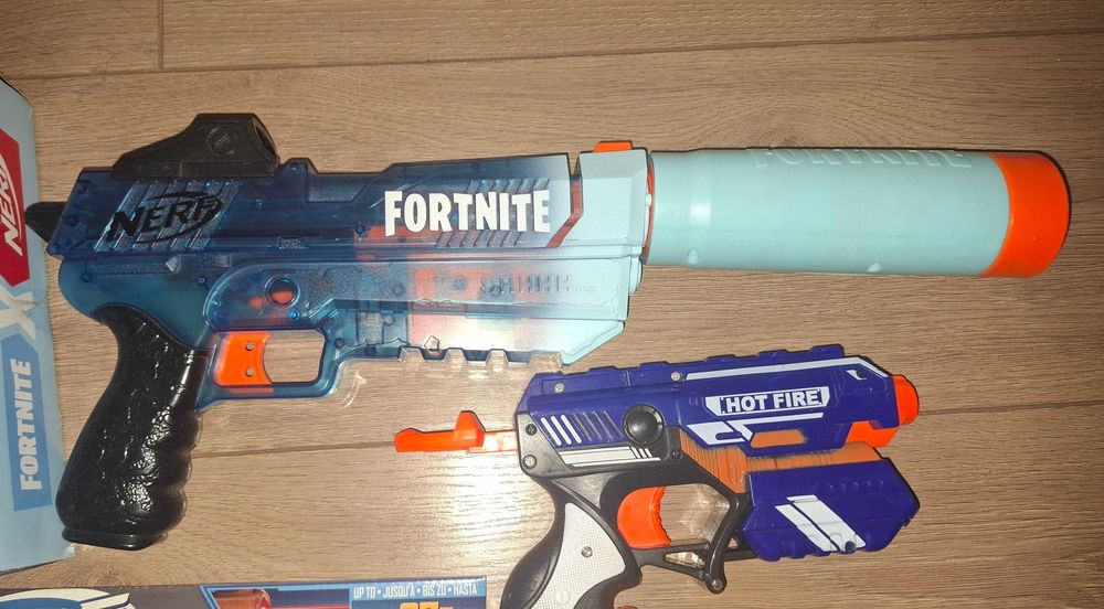 NERF Бластер детско пластмасово оръжие/играчка/ 3бр.+стрелички