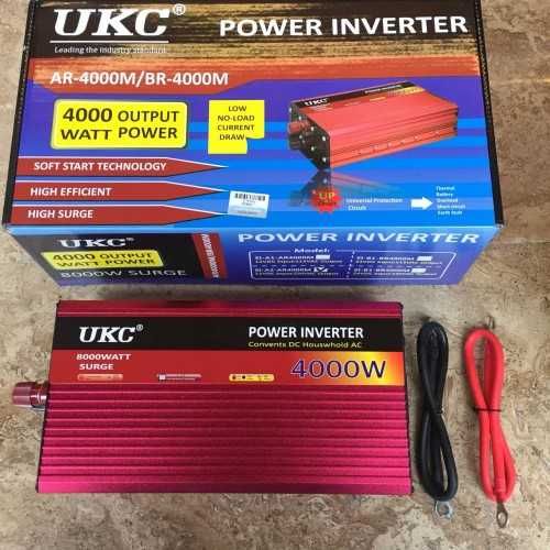 Мощен инвертор UKC 4000W 12V/24V-220V преобразувател напрежение